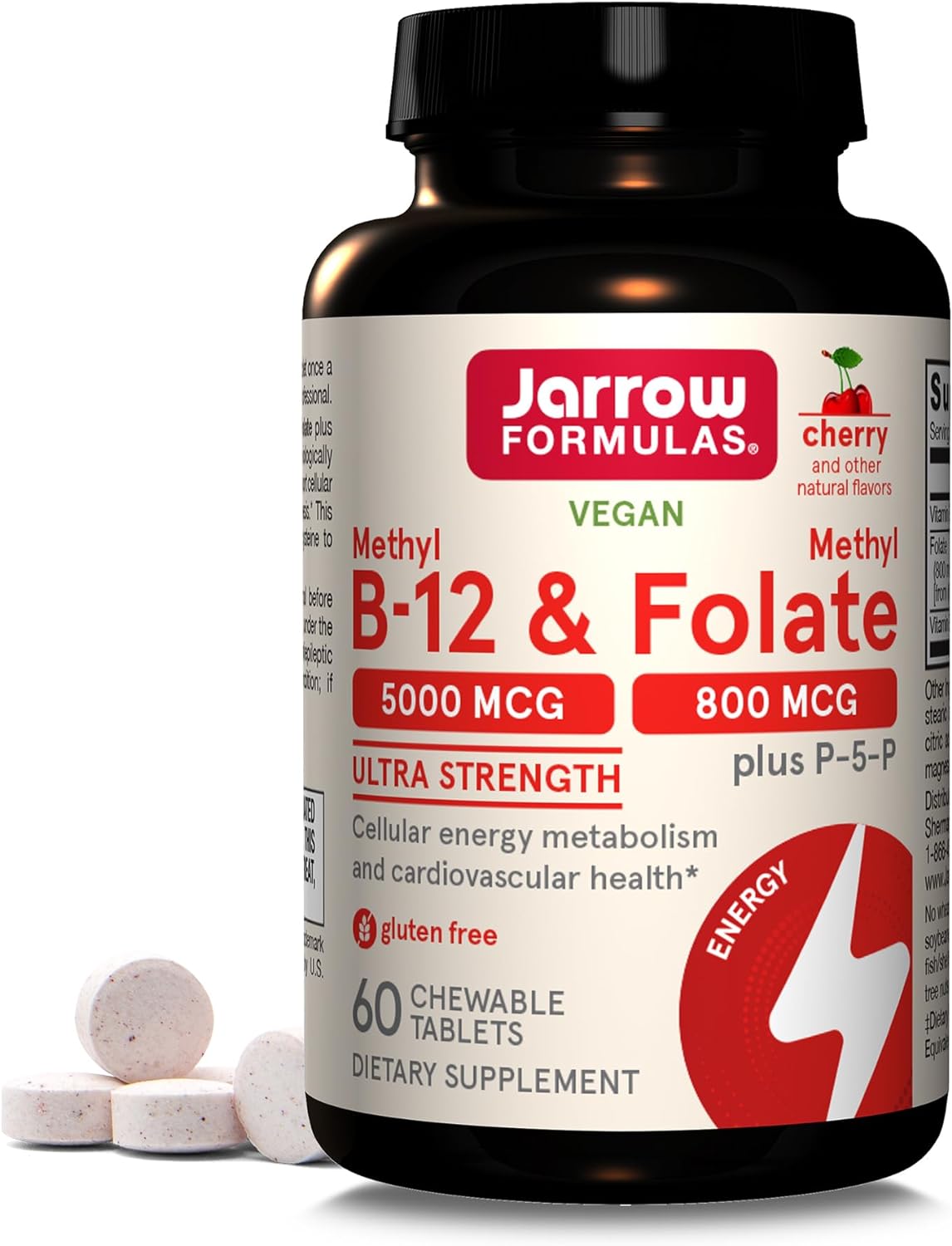 Suplemento Methyl B-12 5000 mcg Jarrow Formulas, 60 tabletas