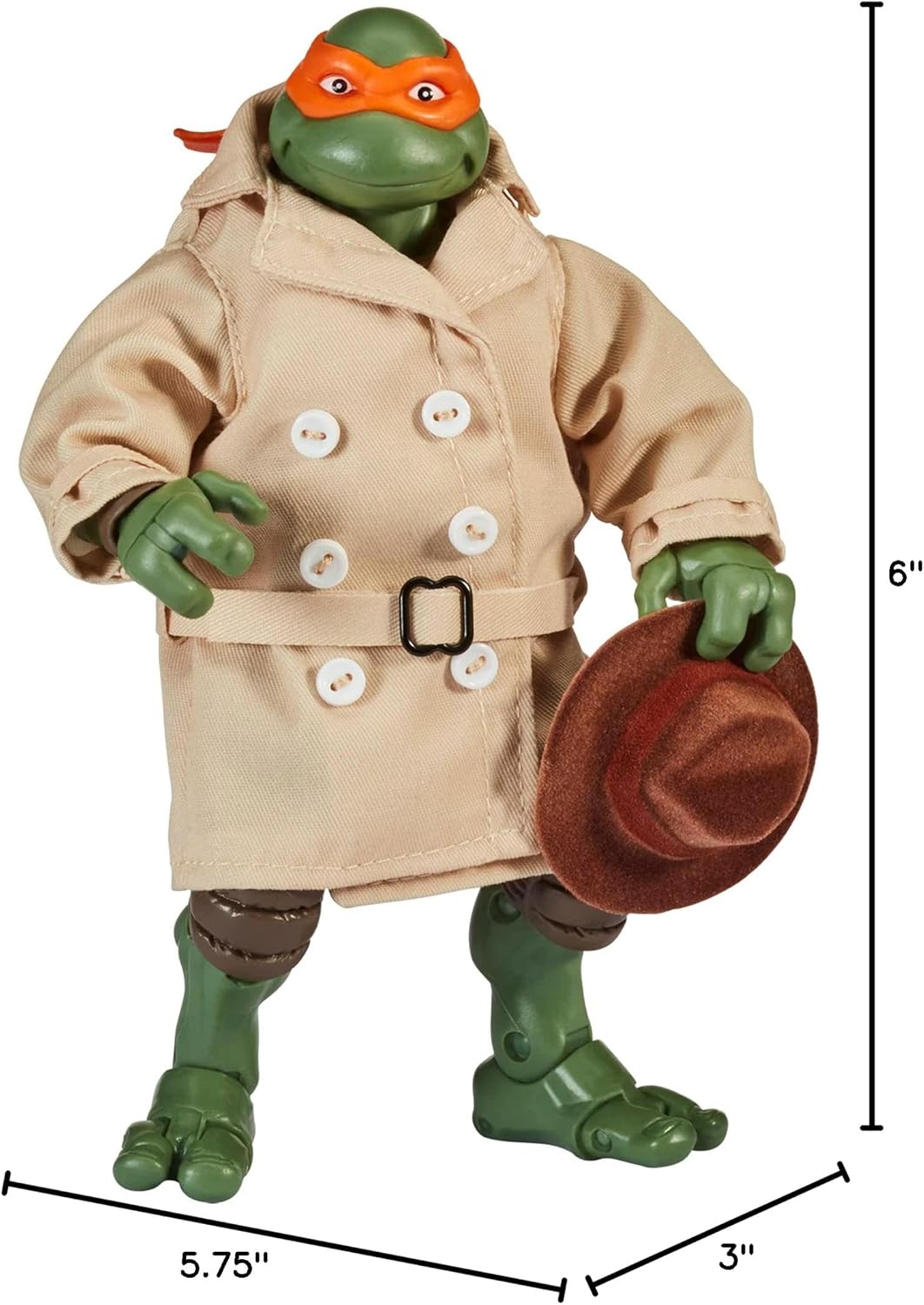 Figura Michelangelo Disfrazado Ninja Elite 6 - Playmates Toys