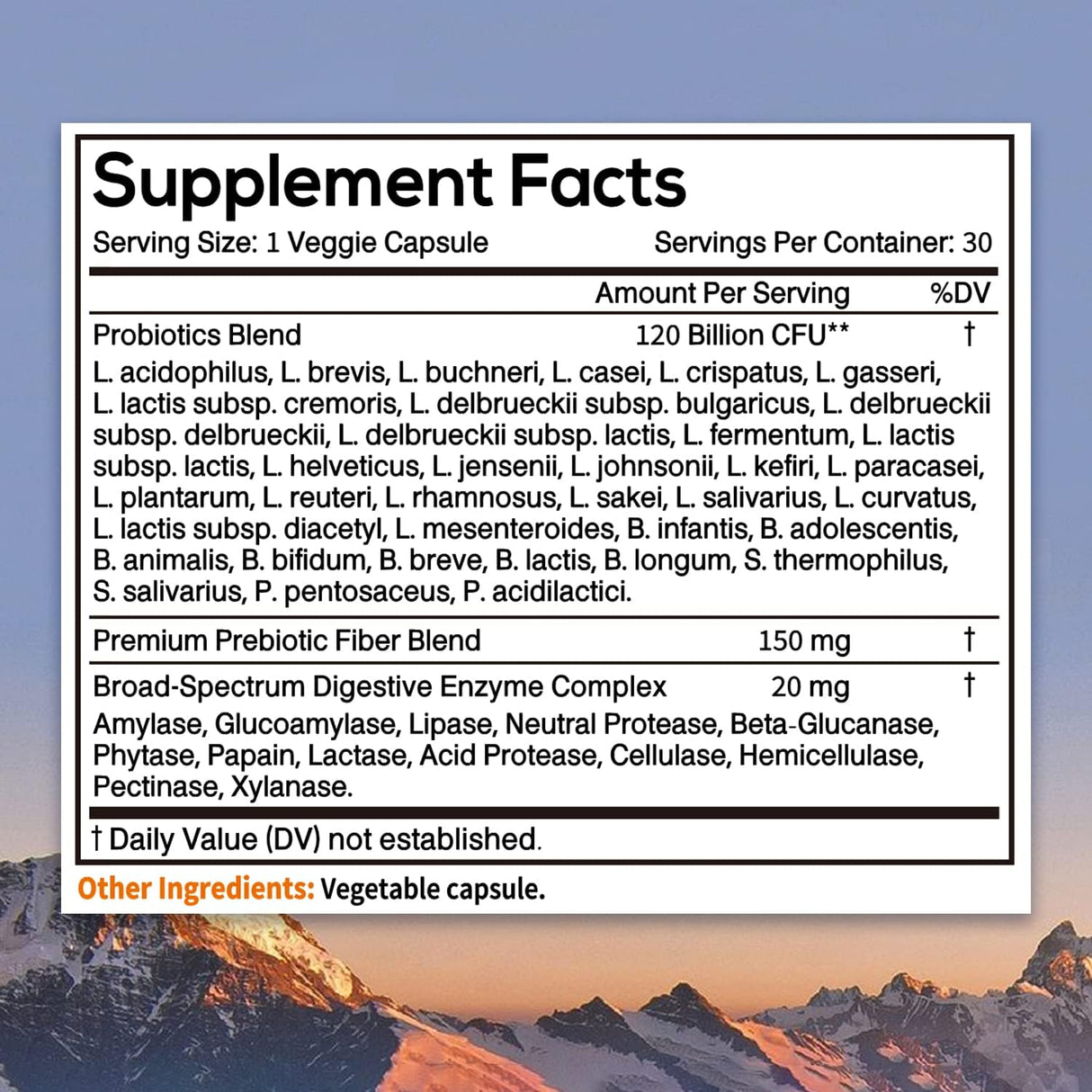 Probióticos 3 en 1 con Prebióticos y Enzimas