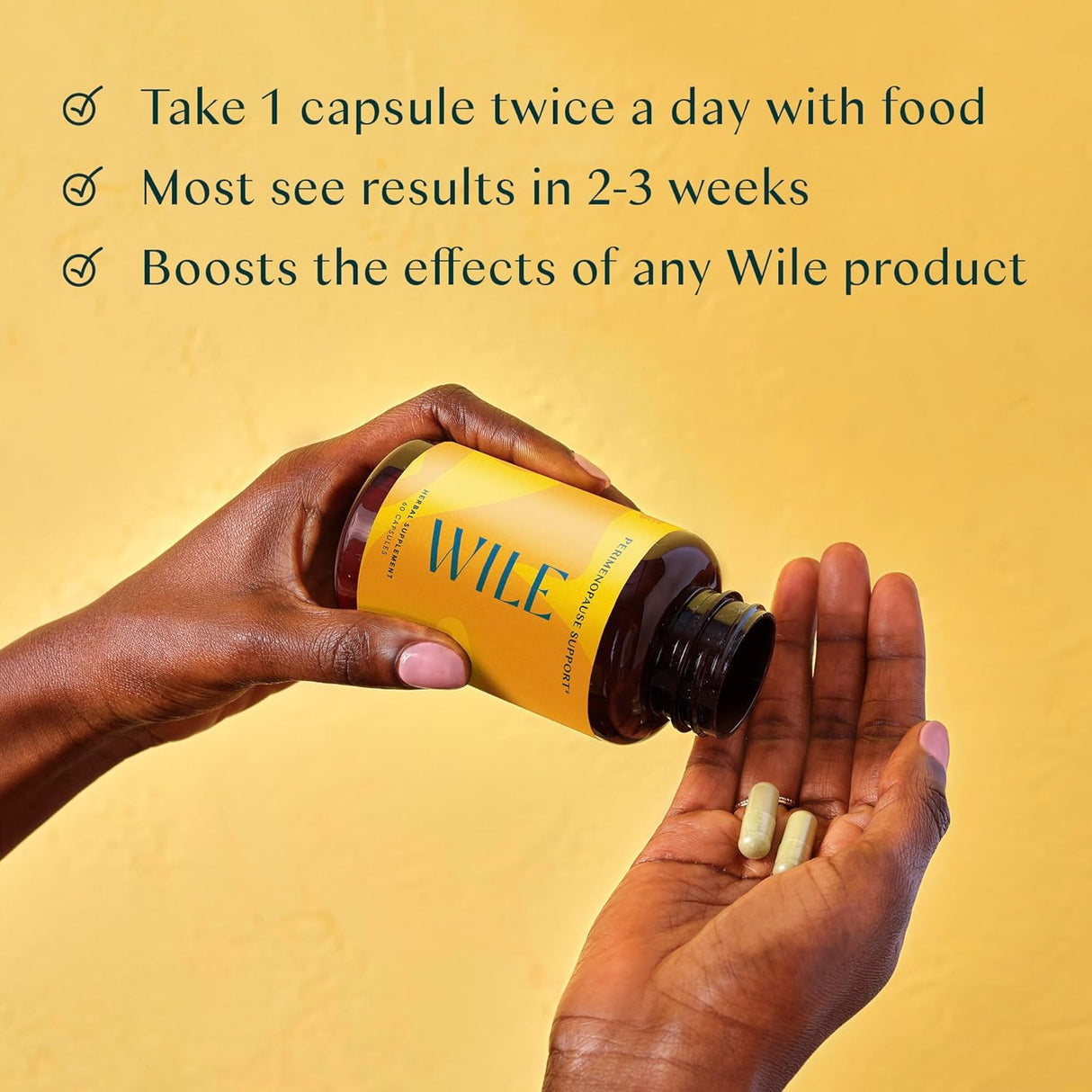 Suplemento de perimenopausia para mujeres WILE