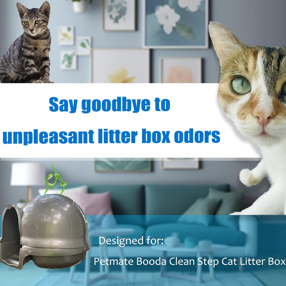 Filtros de Carbón Activado para Arenero Booda Clean Step