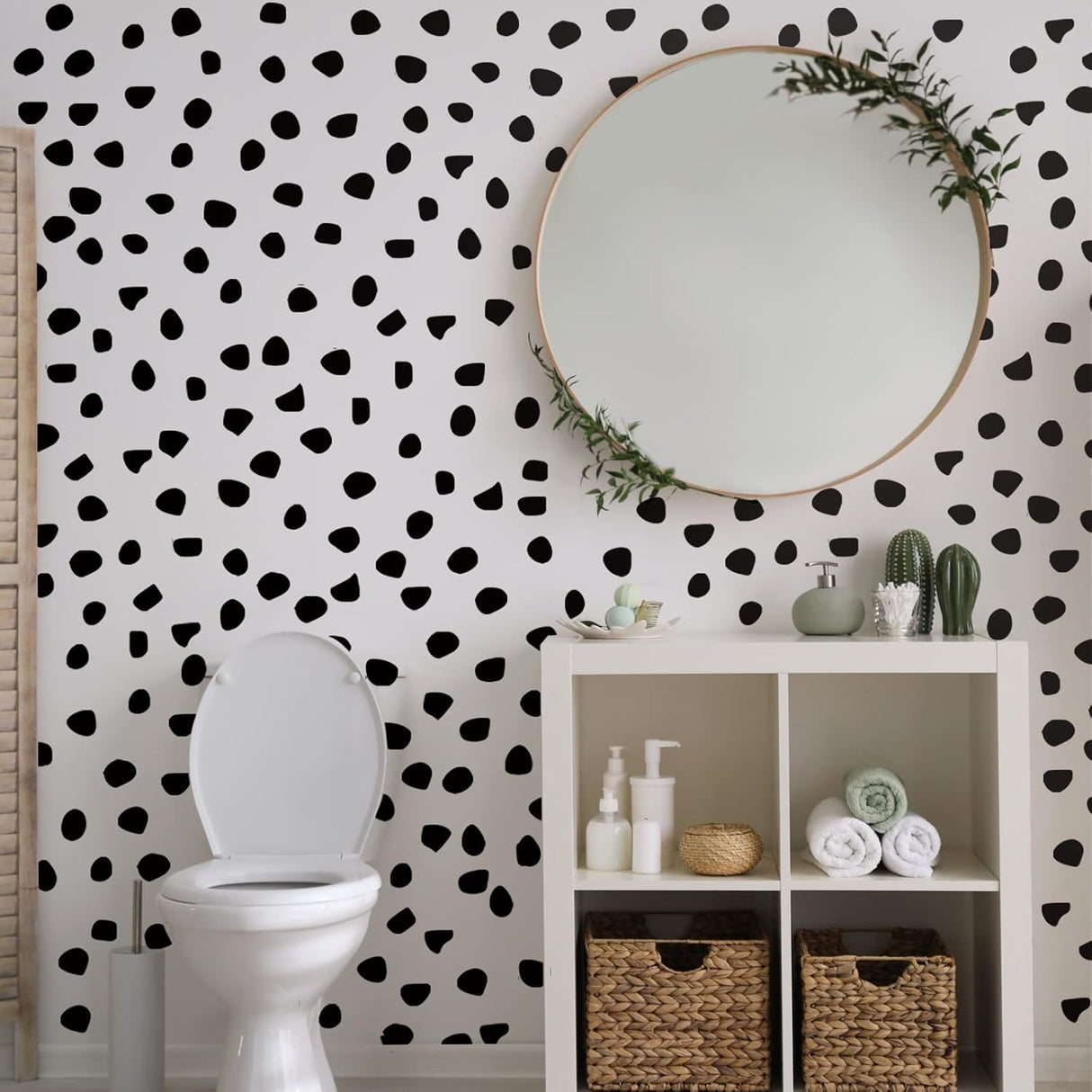 Vinilos Puntos Irregulares Boho para Pared - Decoración Infantil