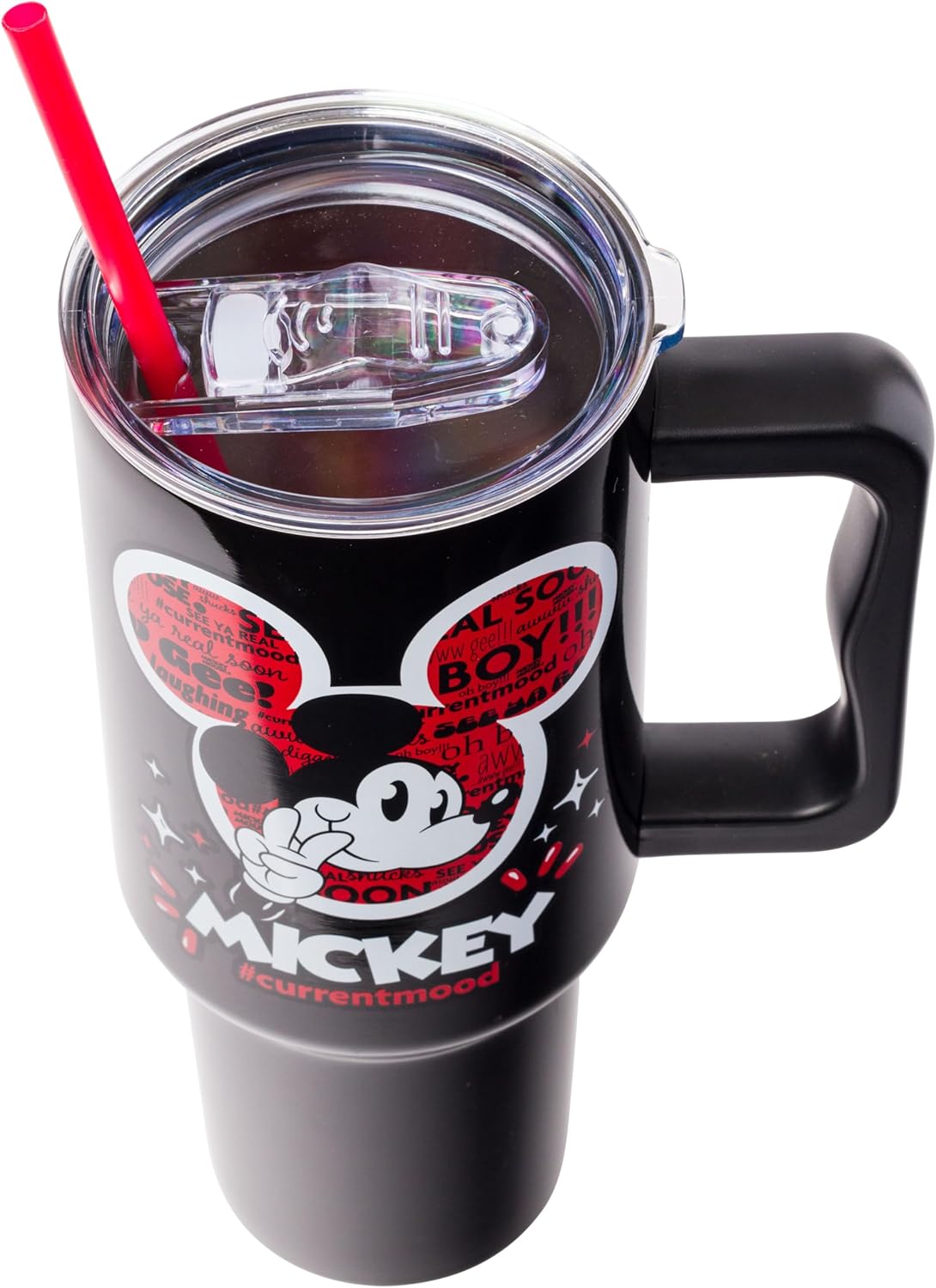 Vaso de Acero Inoxidable Silver Buffalo Mickey Mouse 40 oz