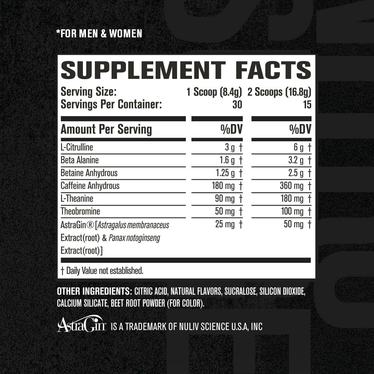 Suplementos Alimenticios para antes del ejercicio