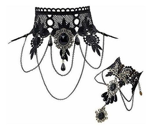 Conjunto De Collar Y Pulsera De Gargantilla Youniker Para