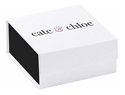 Cate and Chloe Mckenna 18k Oro Blanco Swarovski Colgante
