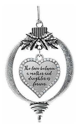 Plata Inspirada - Adorno De Encanto De Madre E Hija -