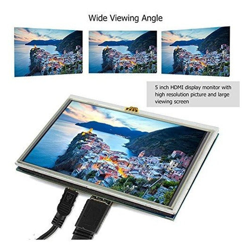 Monitor con pantalla táctil LCD TFT HDMI