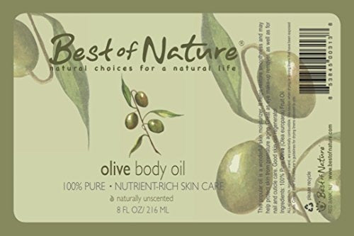 Aceite De Oliva Para El Cuerpo - 8oz -100% Puro Y Natural