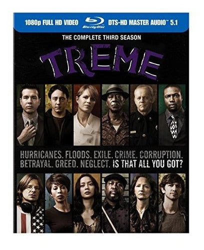 Treme Temporada 3 blu-ray multiformato