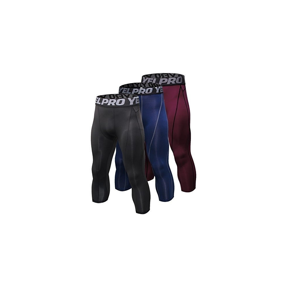 Pantalones cortos deportivos 3/4 Capri de hombre