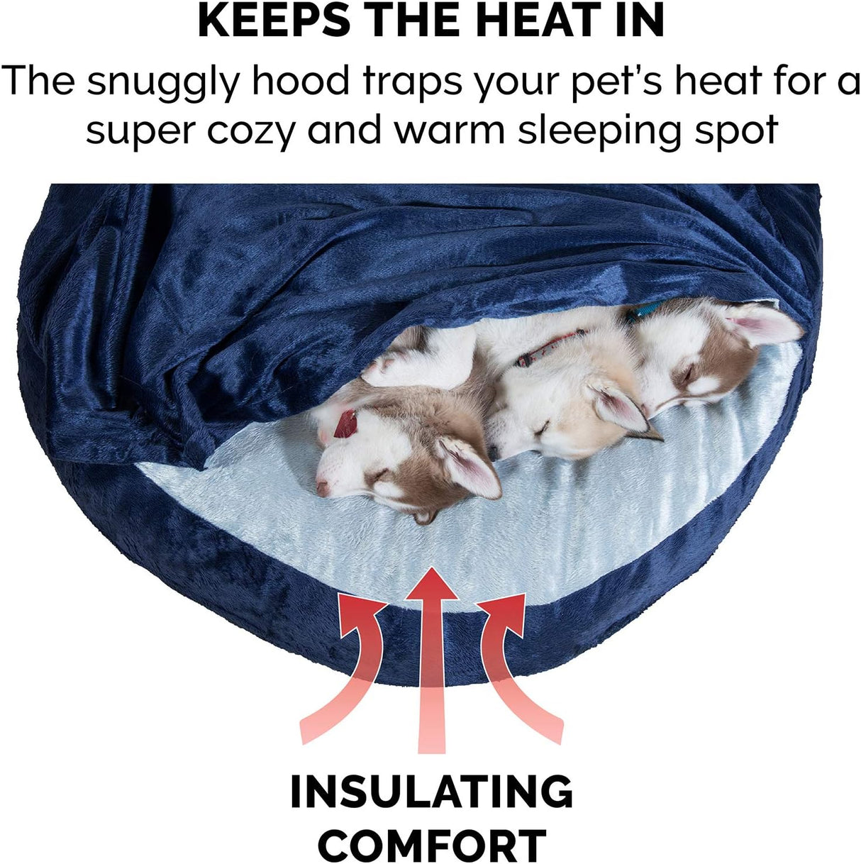 Cama para Perros Furhaven 26 con Gel Refrigerante, 30 lbs