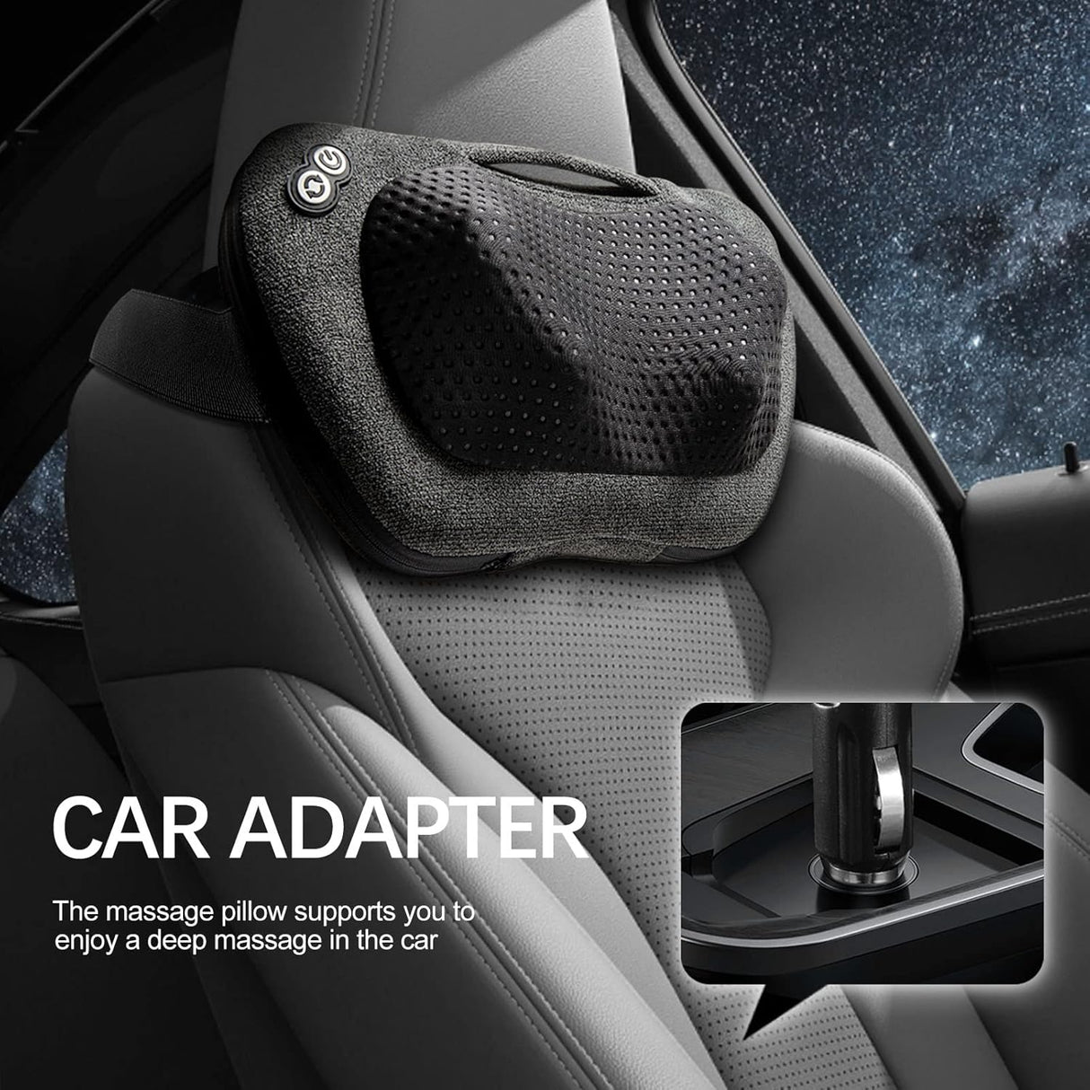 Masajeador VIKTOR JURGEN con Calor, Shiatsu, Portátil