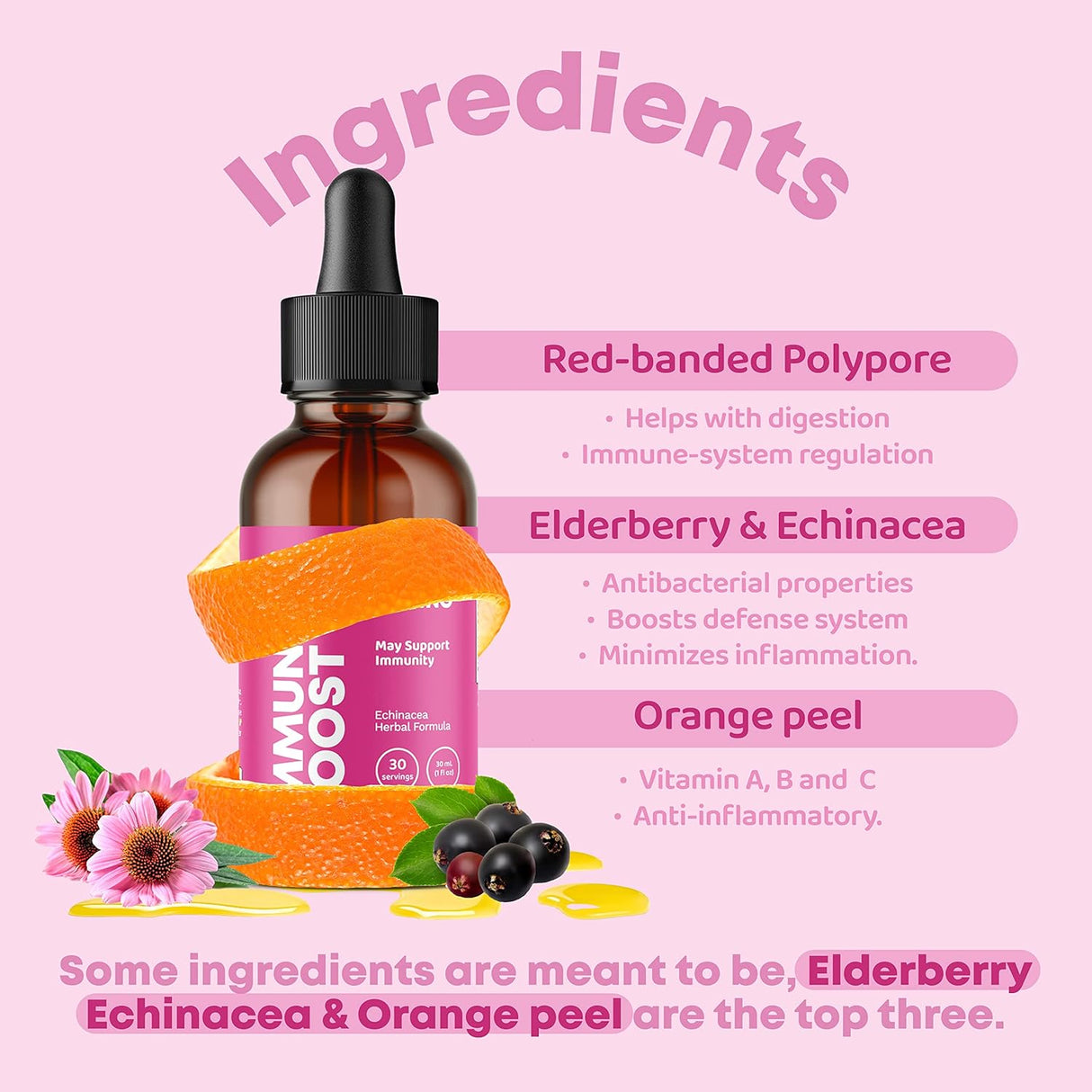 Suplemento de apoyo inmunológico para niños gotas sin azúcar