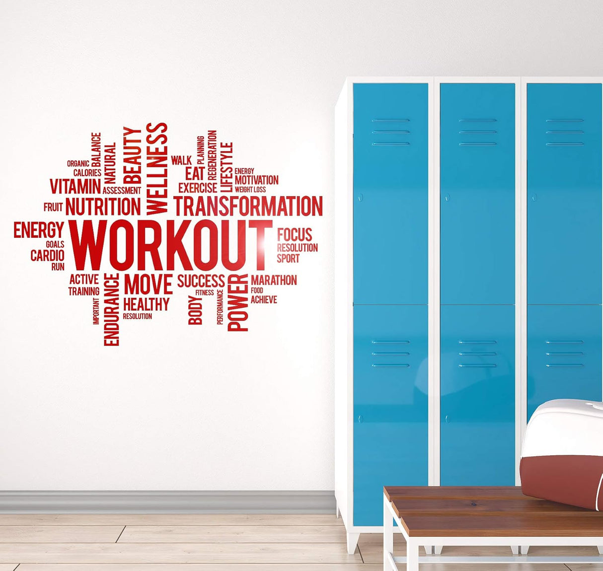 Vinilo Decorativo Motivacional para Gimnasio - Modelo ig6249