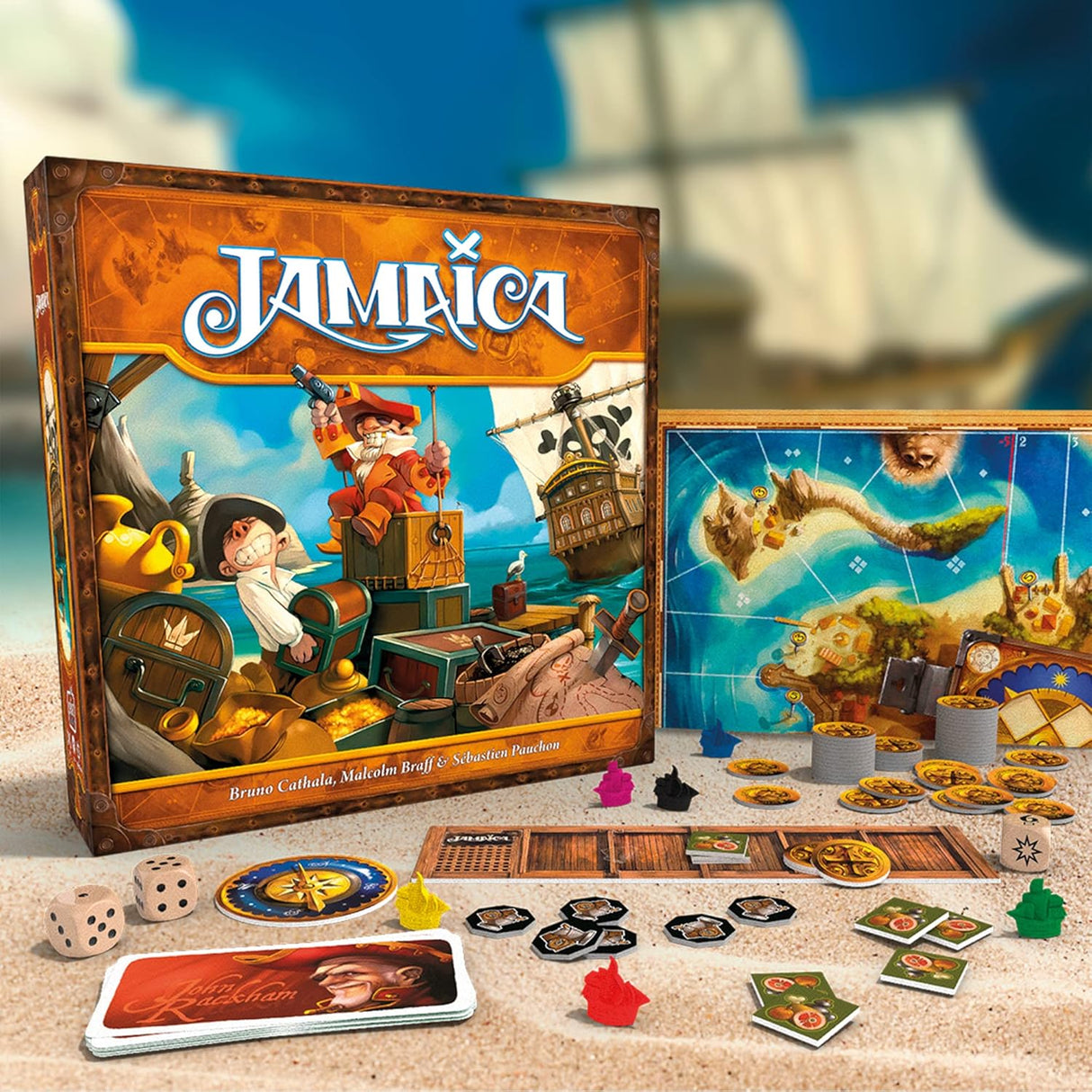 Juego de Mesa Jamaica - Space Cowboys, Aventura Pirata 2-6 Jug.