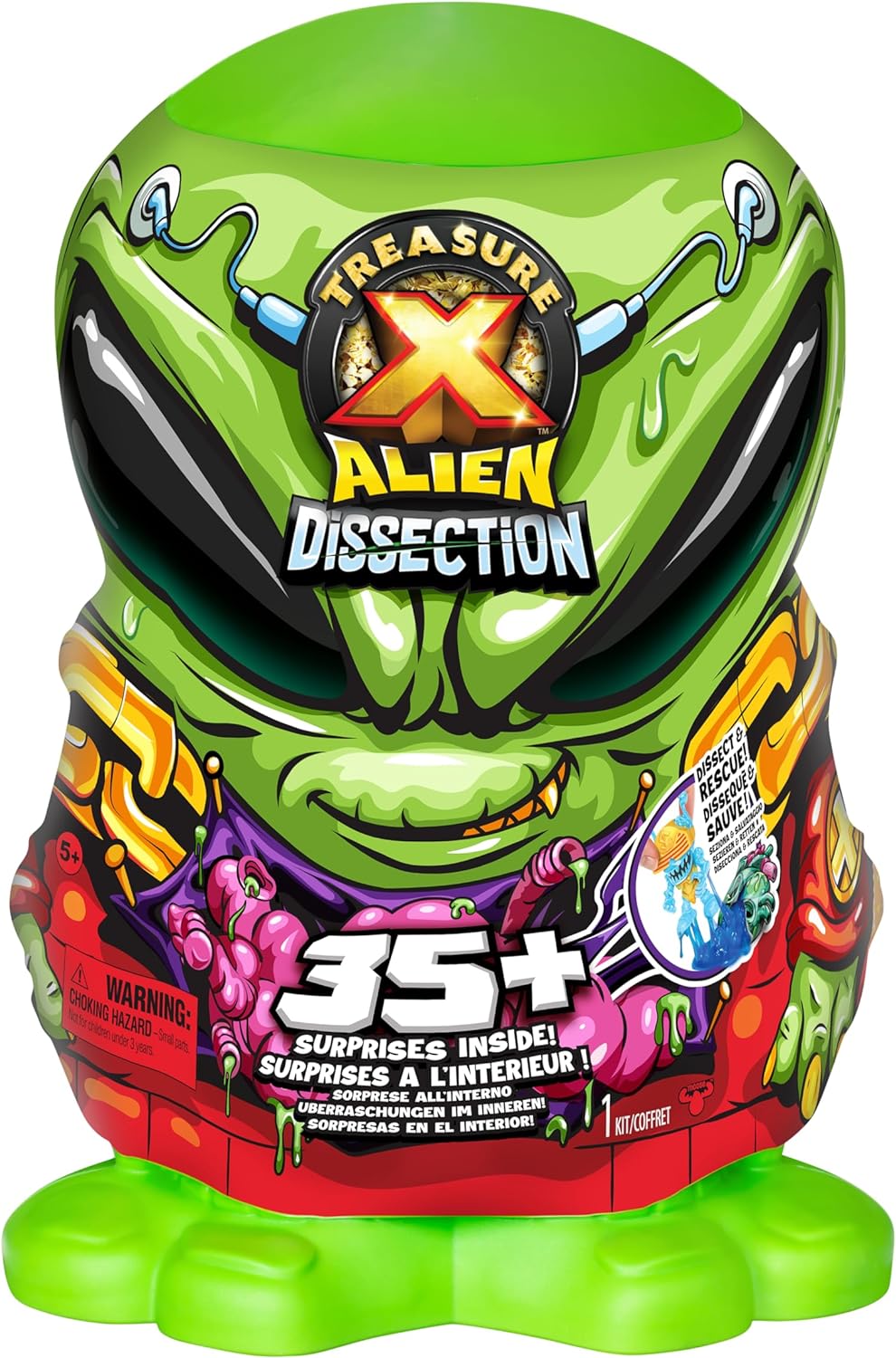 Diseción Mega Alien TREASURE X: 35 Sorprendentes Sorpresas
