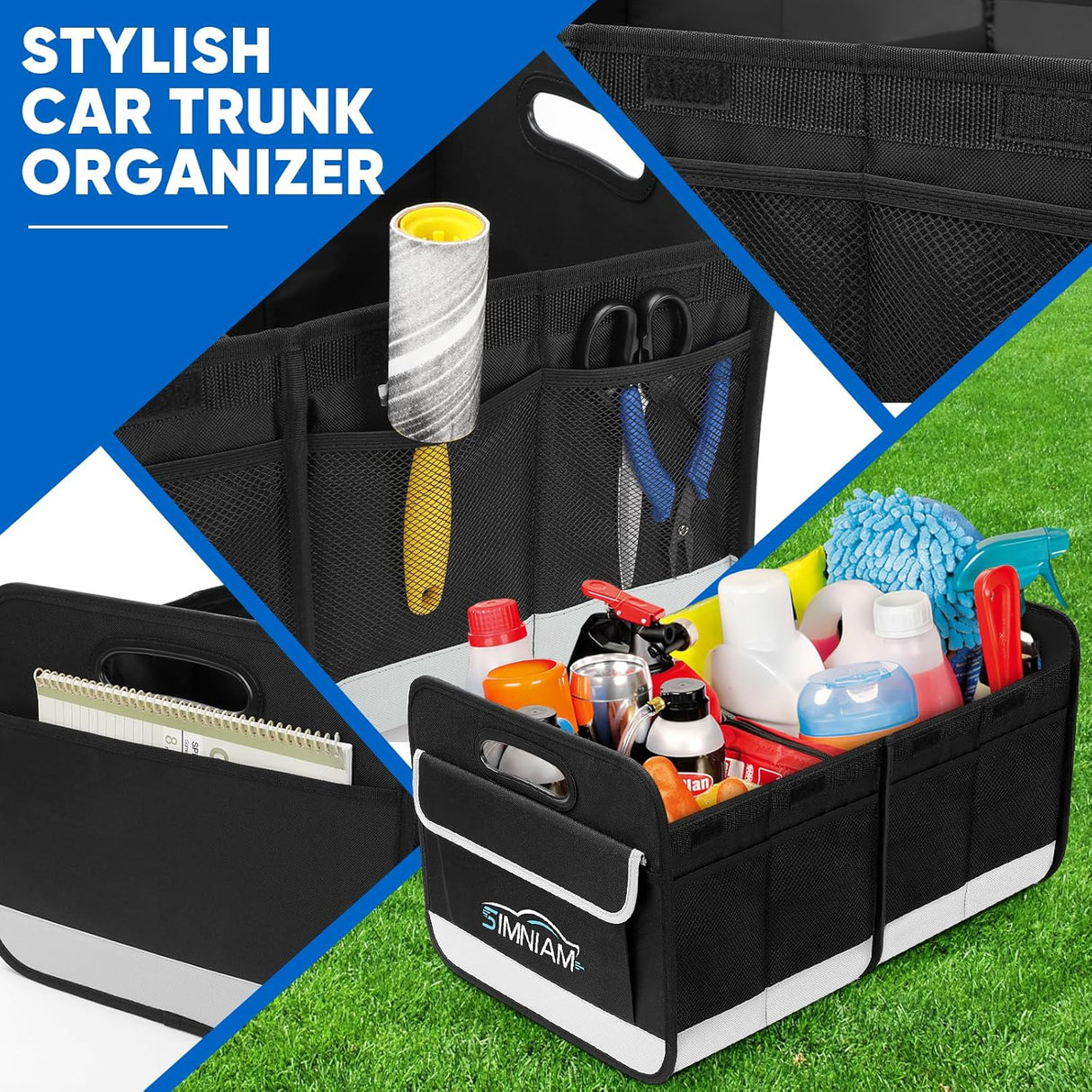 Organizador de Maletero Simniam - Portátil, Handle Reforzado