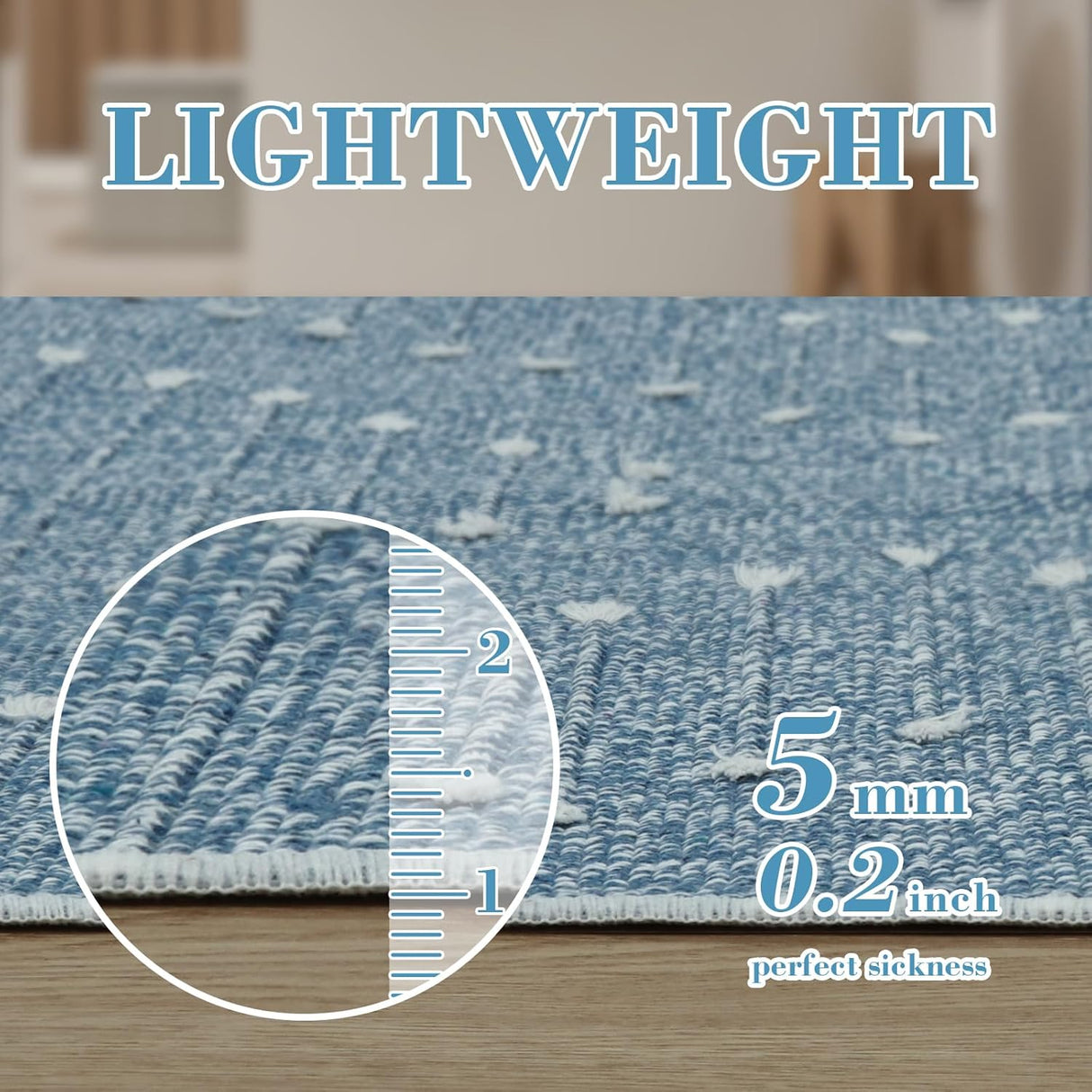 Alfombra Runner Boho LIVEBOX 2'x8' Lavable para Pasillo