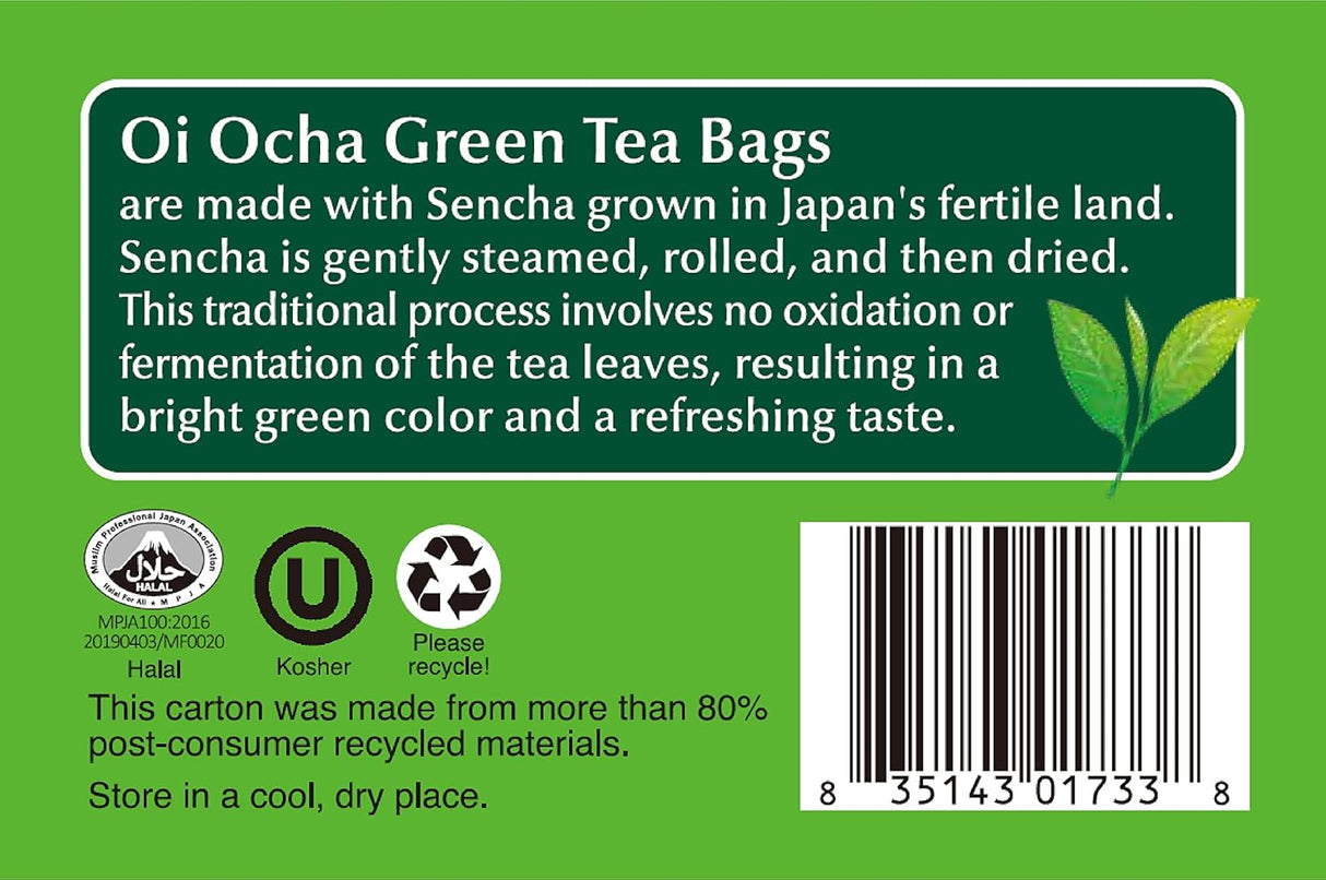 Té verde en bolsitas ITO EN Oi Ocha 40 unidades