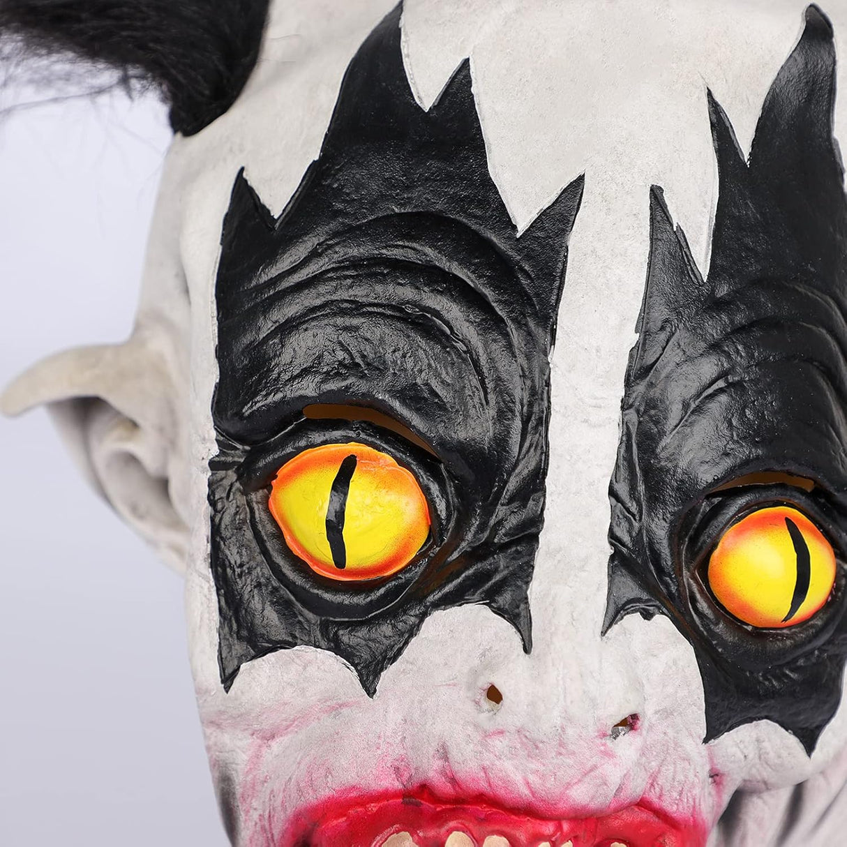 Máscara de payaso terrorífico, Halloween, látex, modelo gory.