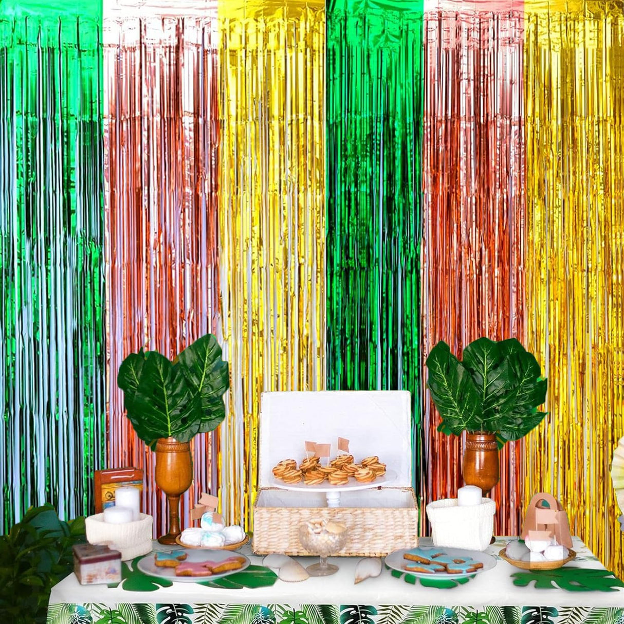 Decoraciones Fiesta Luau Hawaiana Tema Tropical Verano Cumpleaños