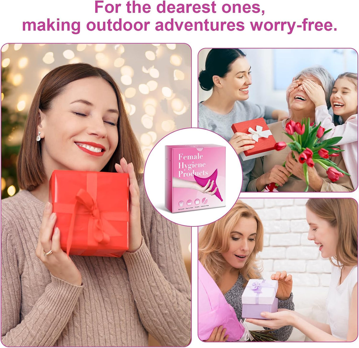 Pee Funnel Femenino Reutilizable Silicona Fácil Uso Modelo