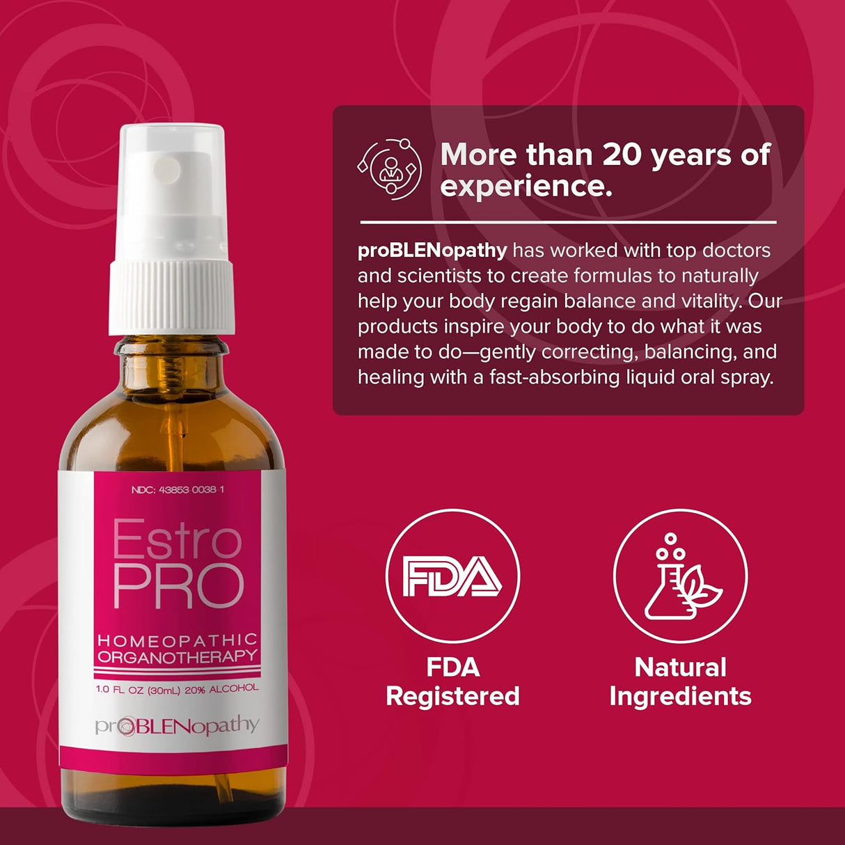 Estrógeno y progesterona suplemento natural hormonal