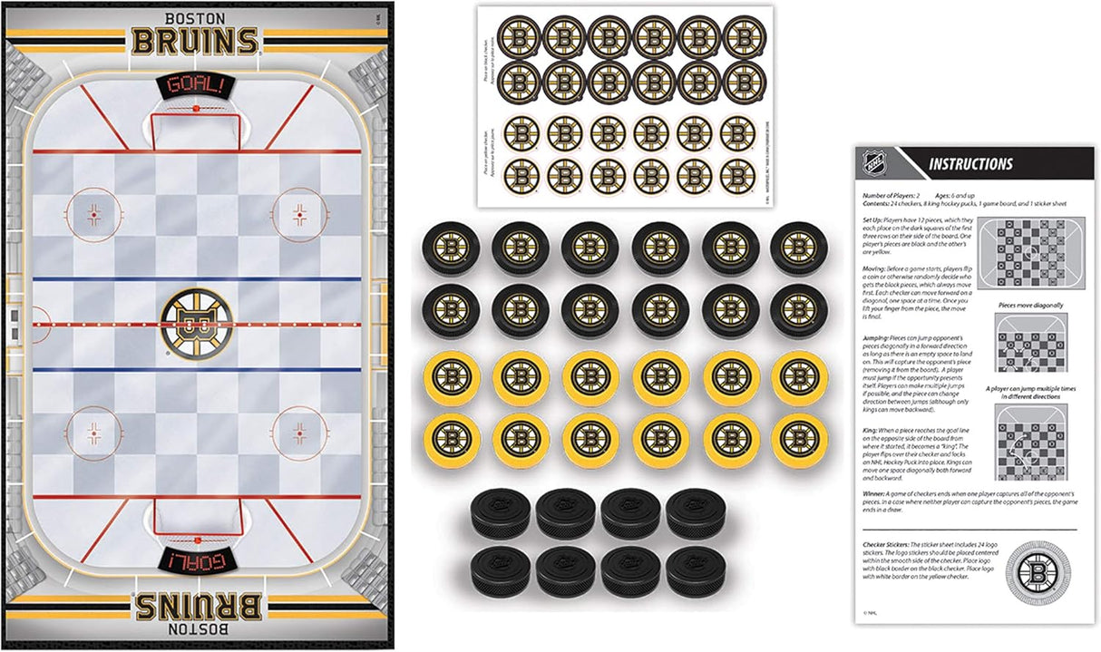 Juego de Damas NHL Boston Bruins, Pequeño, Modelo 41485