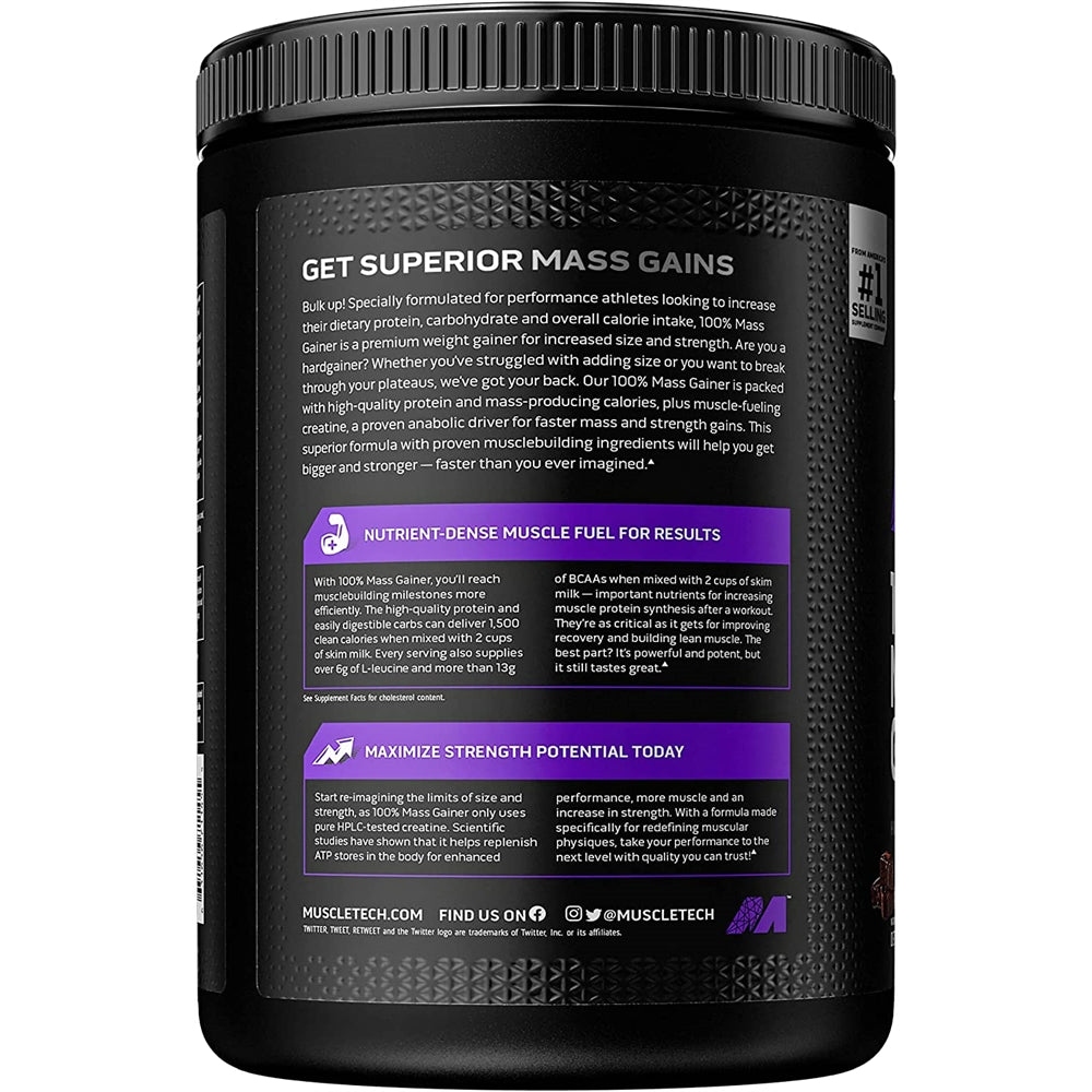 proteína ganadora de masa 100% proteína Chocolate 5.15 lbs