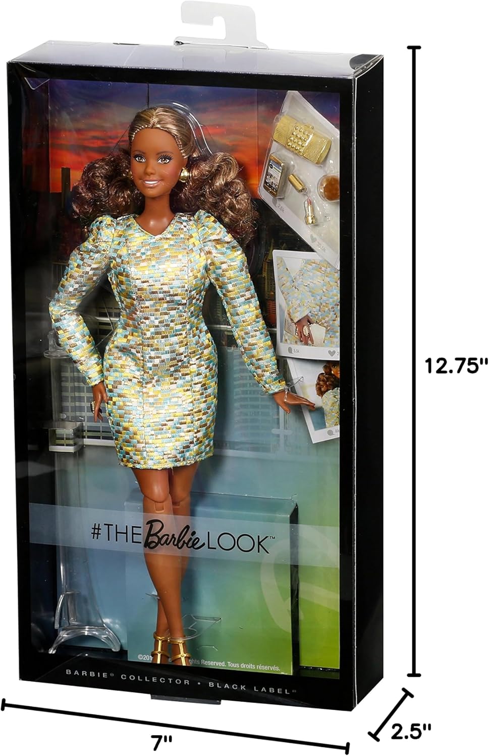 Barbie La Muñeca Look, Metalizada Mini, Modelo 12345