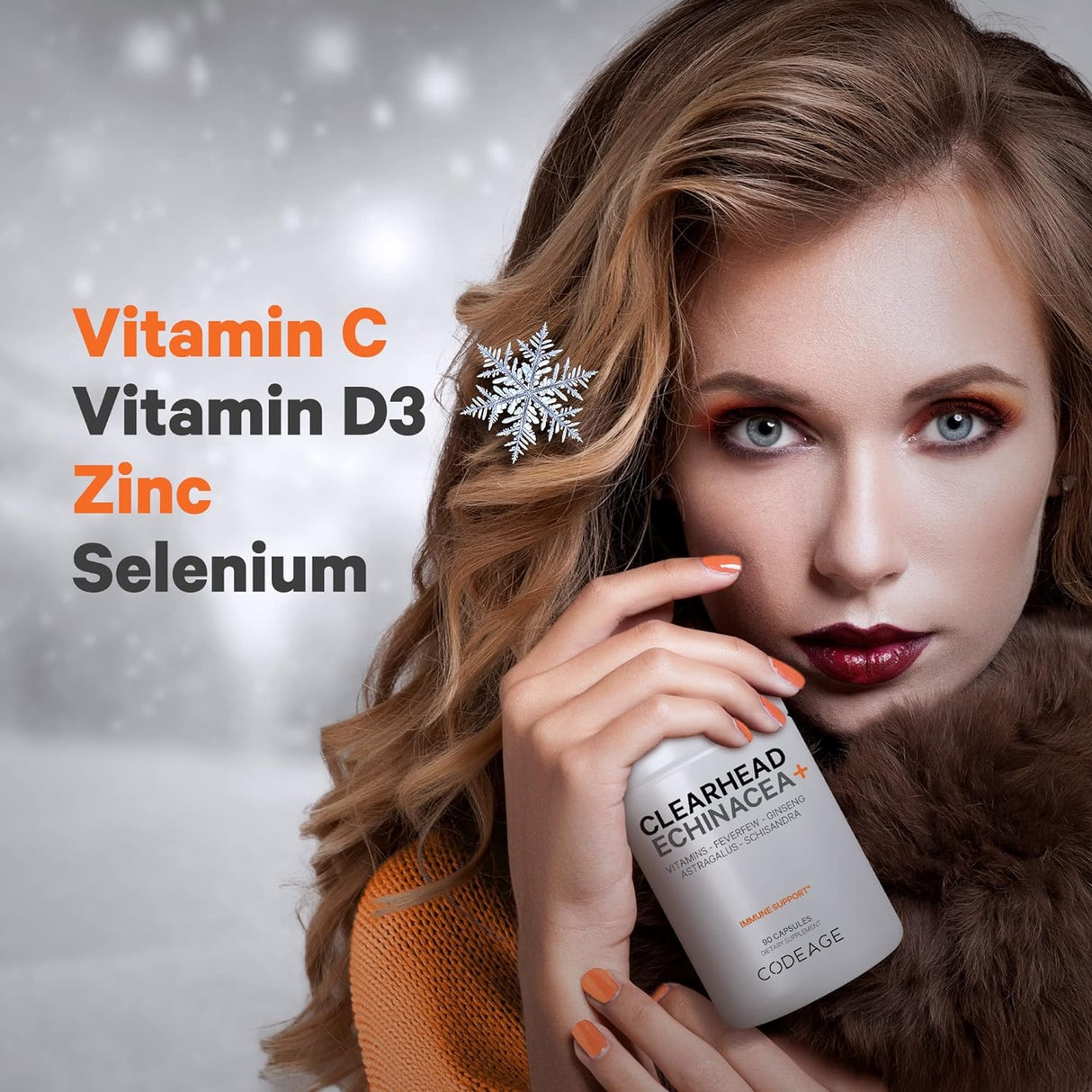 Codeage Clearhead Suplemento de equinácea + Schisandra