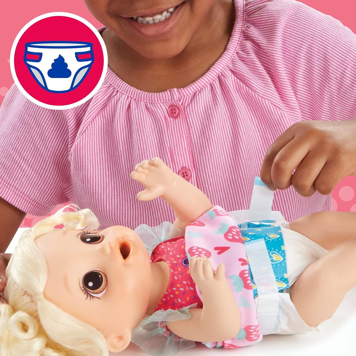Baby Alive Mezcladora Mágica Muñeca, Set con Licuadora, Edad 3+
