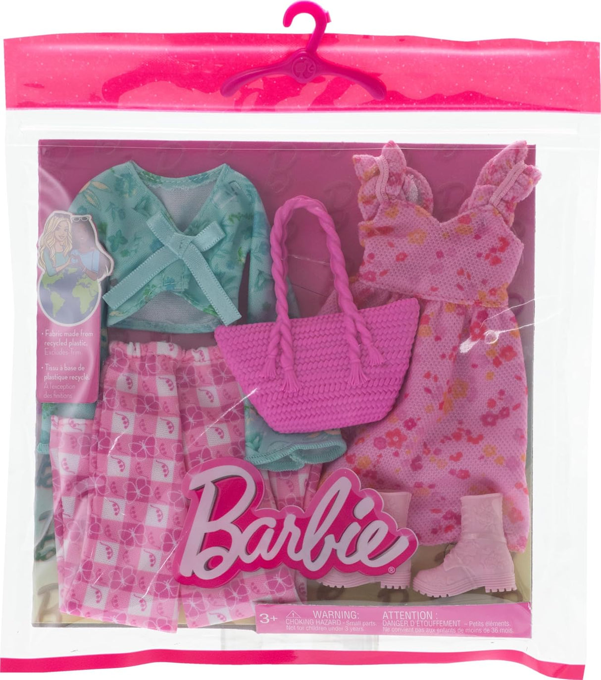 Conjunto de Ropa y Accesorios para Barbie, Moda Cottage, 2 outfits B001