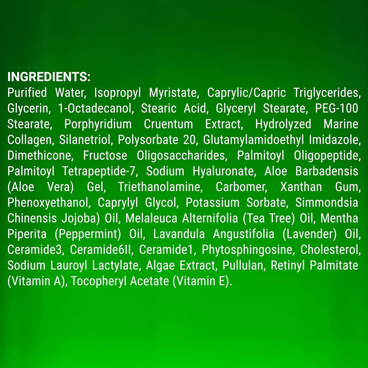 Crema hidratante facial de aceite de árbol de té MAJESTIC