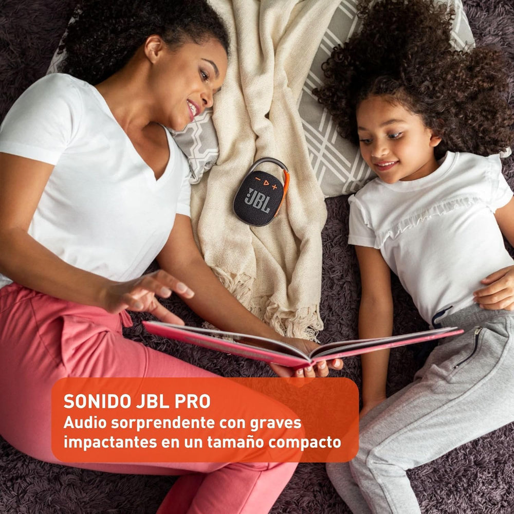 Altavoz Bluetooth JBL Clip 4 - Impermeable, 10h de batería