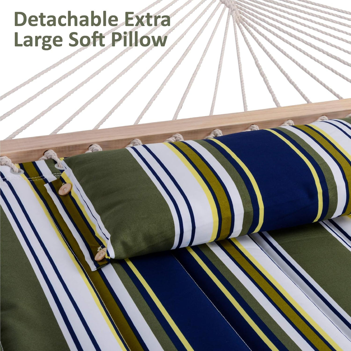 Hamaca Doble SUNCREAT, Extra Grande, Tela Acolchada, Modelo XL