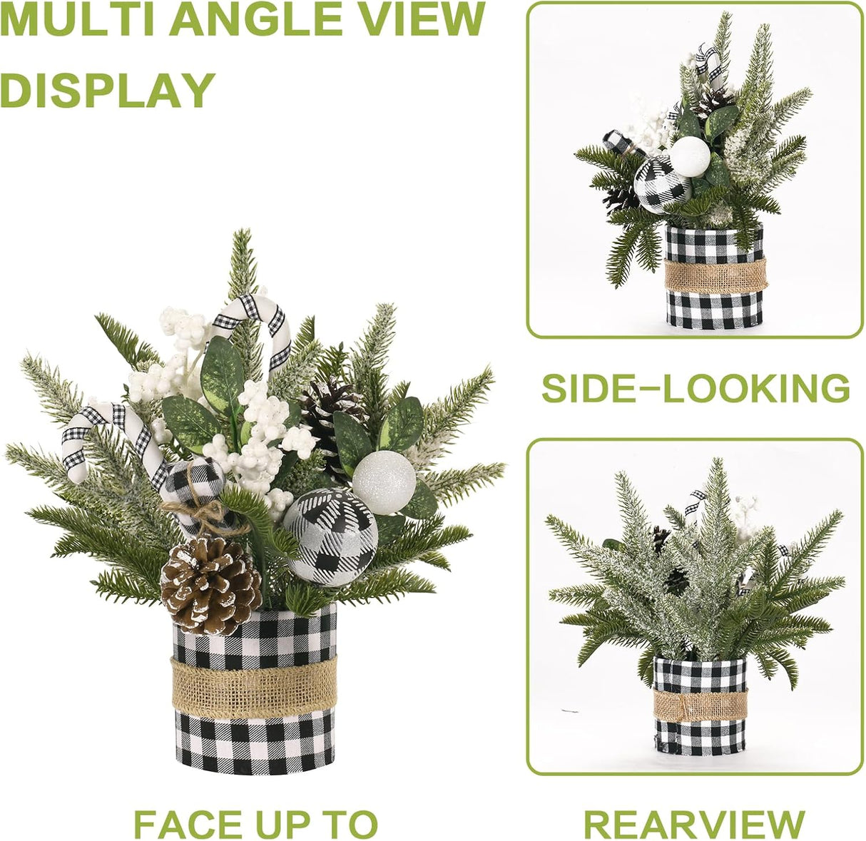 Árbol de Navidad Miniatura Artificial, Super Holiday, Decoración