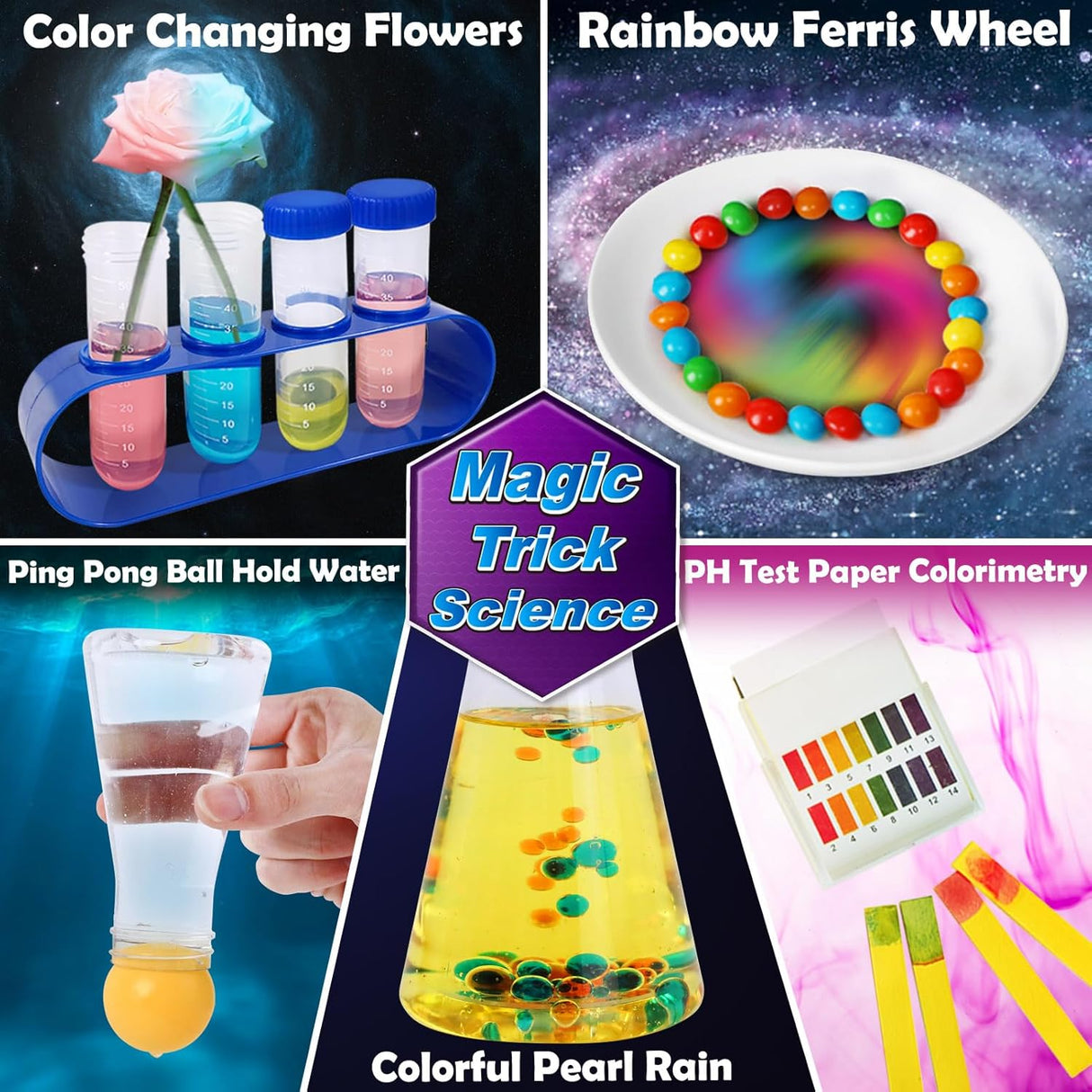 Kit de Experimentos UNGLINGA 150, Juguetes Educativos STEM