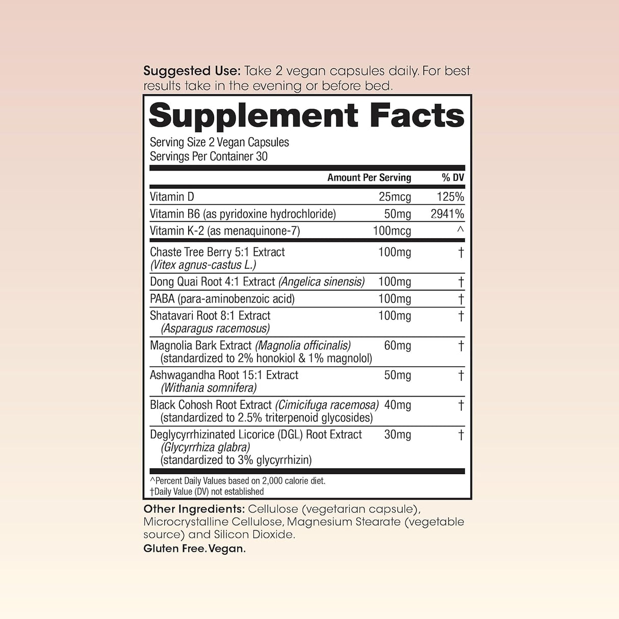 Suplemento de perimenopausia y menopausia Winged Wellness