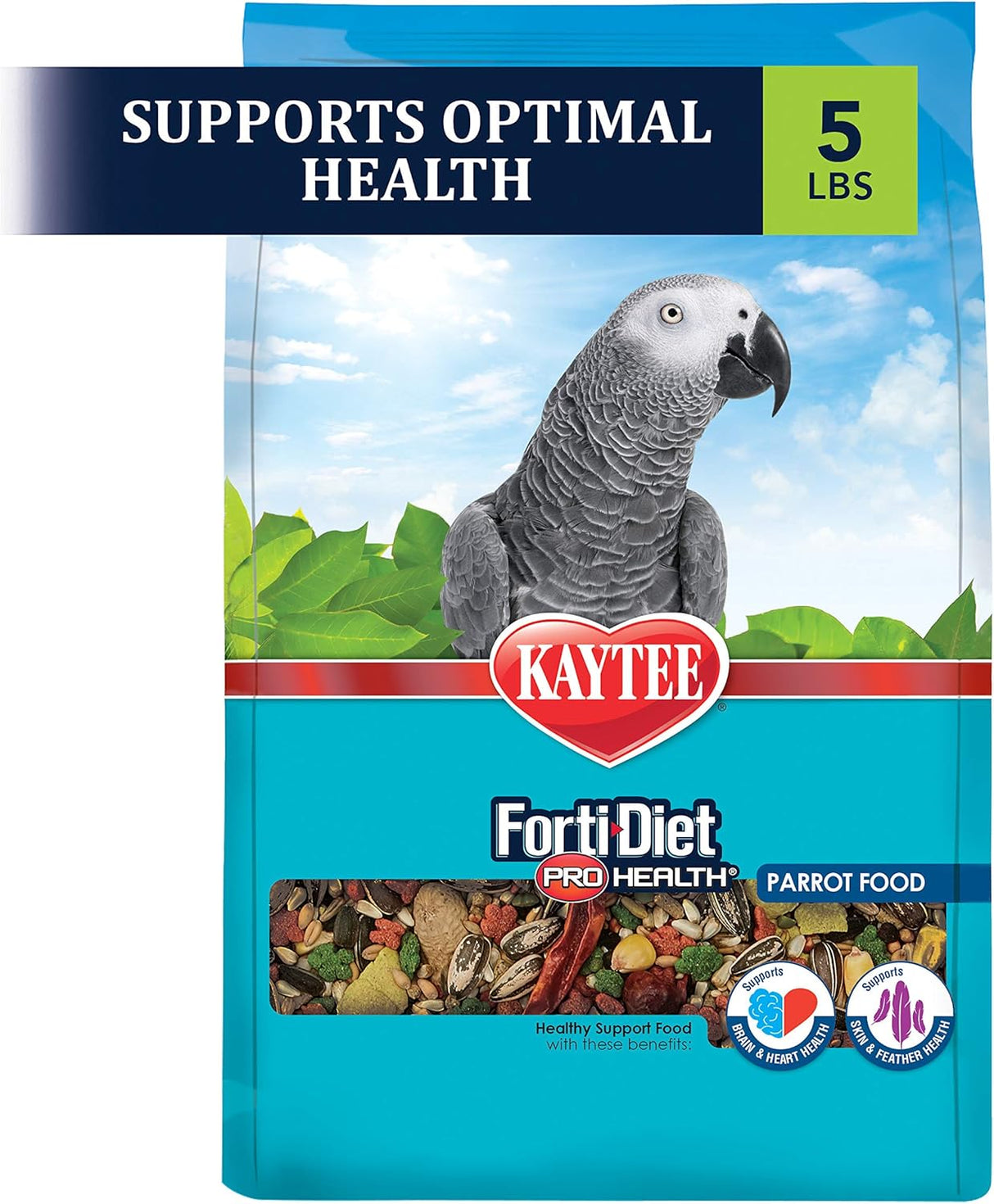 Kaytee Forti-Diet Comida para loros de 5 libras