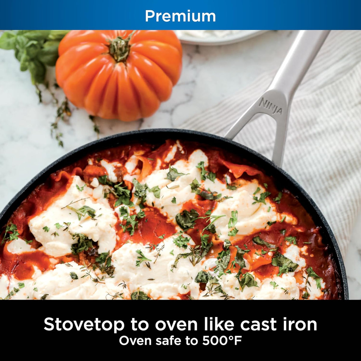 Sartén Ninja C30020 Foodi NeverStick Premium 8 Pulgadas