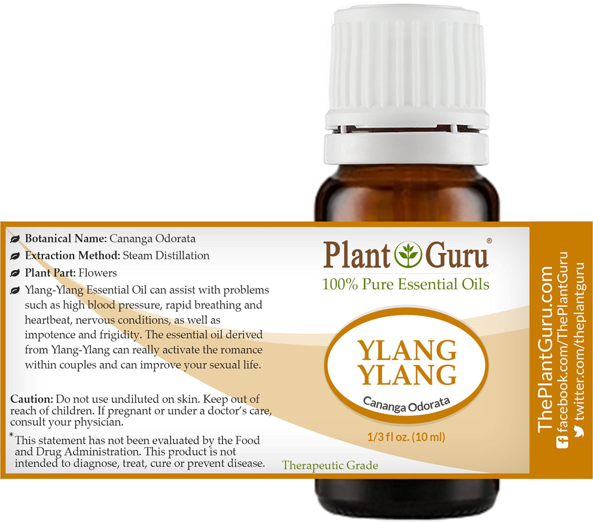 Ylang Ylang Aceite Esencial 10 ml.