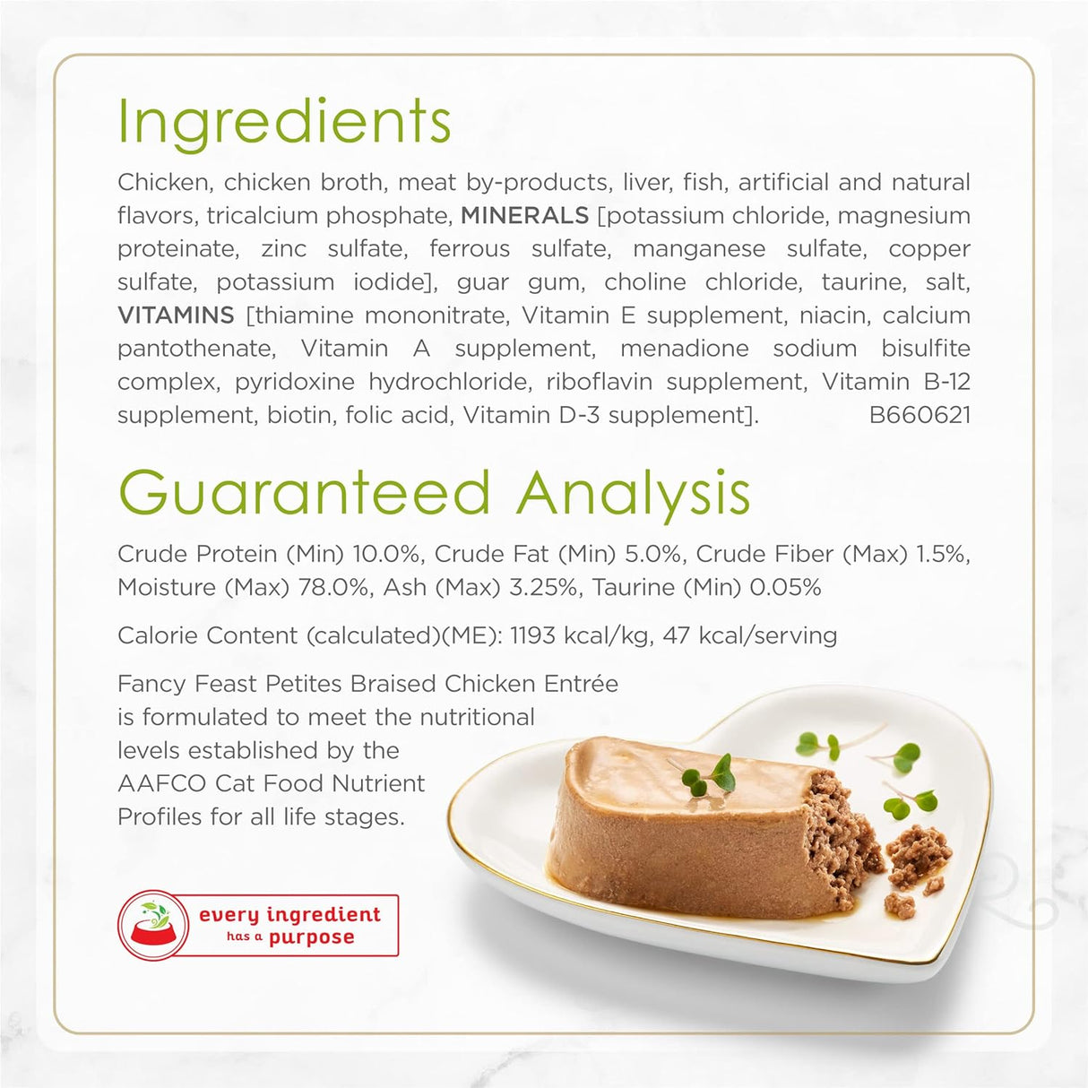 Comida Húmeda para Gatos Purina Fancy Feast, Pollo en Taza 2.8 oz