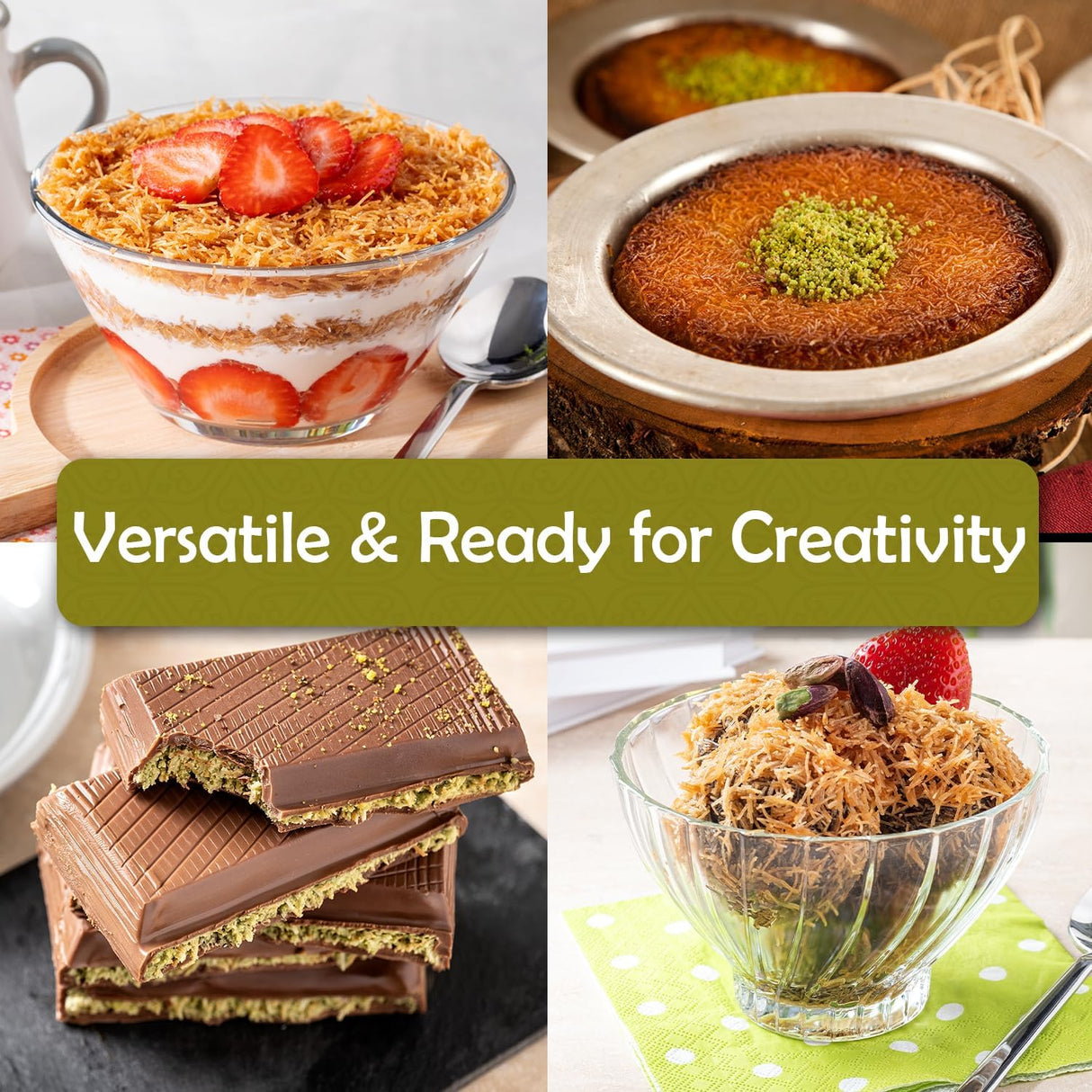 Kadayif Relleno Premium 500gr - Sarah's Candy Factory