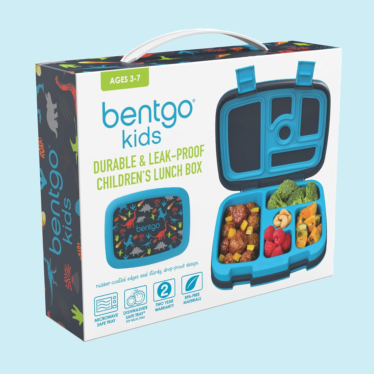 Lonchera Infantil Estilo Bento, Antiderrame y 5 Compartimentos
