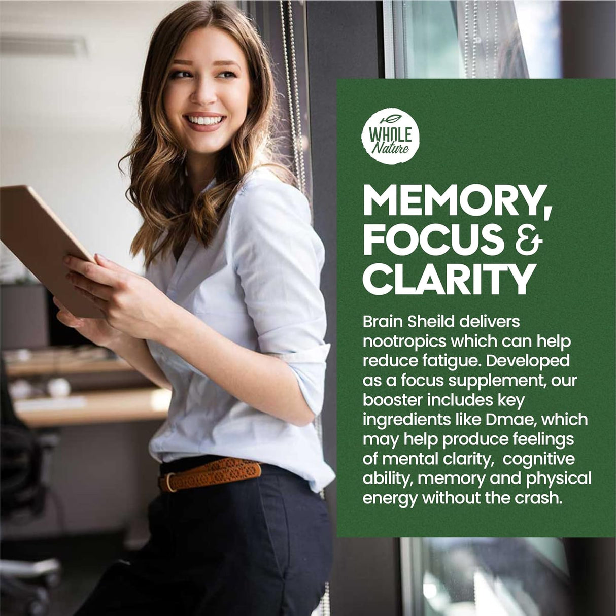 Suplemento Brain Booster Nootropics Memoria & Energía (1)