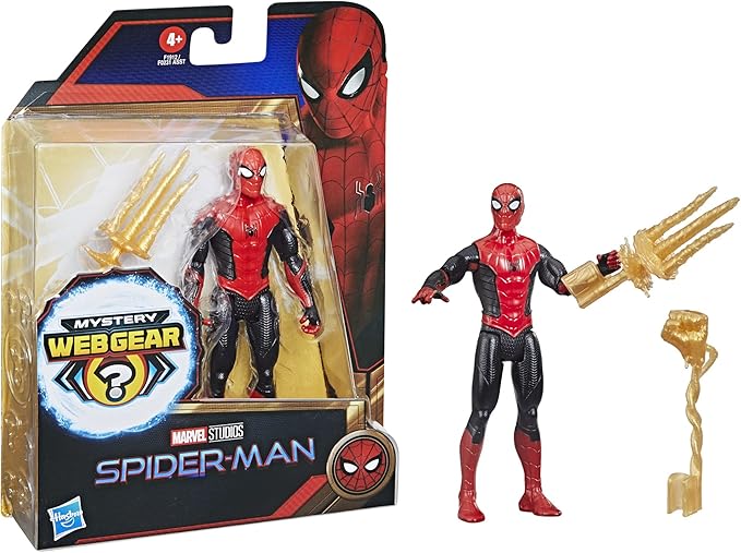 Figura de acción Spider-Man con armadura web, 6 pulgadas