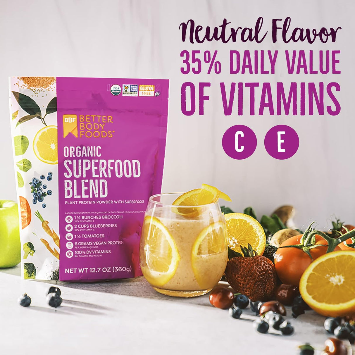 Suplementos Alimenticios Organic Superfood Blend 12.7 oz