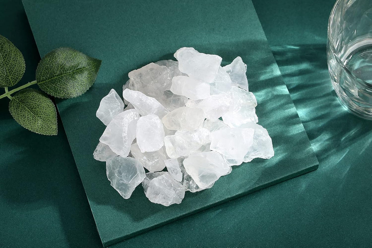 QINJIEJIE Cristales transparentes, piedras crudas, cristales